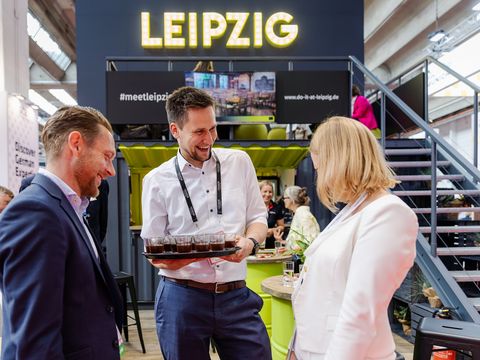 Tagung & Konferenz Leipzig Convention: Leipzig-Stand auf der IMEX Frankfurt 2023