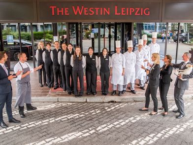 Tagungshotel The Westin Leipzig mit Auszubildenden 2021 für Tagung & Konferenz Leipzig Convention